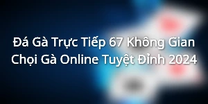 Đá Gà Trực Tiếp 67 - Không Gian Chọi Gà Online Tuyệt Đỉnh 2024