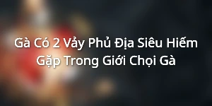 Gà Có 2 Vảy Phủ Địa Siêu Hiếm Gặp Trong Giới Chọi Gà